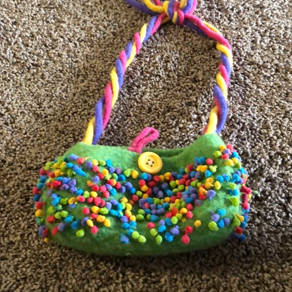 Handbags - Hand knit.  Felted purse.